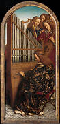 The Ghent Altarpiece: Angels playing music