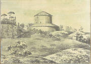 Landscape with Granary (?) (Smaller Italian Sketchbook, leaf 4 recto)