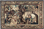 Tapestry showing the Triumph of Constantine over Maxentius at the Battle of the Milvian Bridge