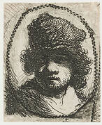 Self-portrait in a Fur Cap