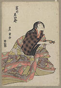 Iwai Hanshiro as female role, one sheet from a triptych