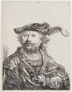 Self-Portrait in a Velvet Cap with Plume