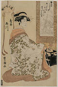 Takigawa of Ōgiya, from the series Beauties as the Seven Komachi