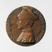 Portrait medal of Vittorino Rambaldoni da Feltre (obverse); A Pelican (reverse)