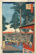 Ōji Inari Shrine (Ōji Inari no yashiro), no. 018 (spring section)