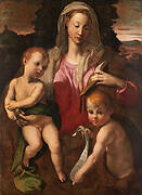 The Madonna with Child and St John