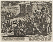 Plate 16: Roman Captives Before the Old Fortress, from The War of the Romans Against the Batavians (Romanorvm et Batavorvm societas)