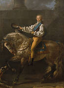 Equestrian portrait of Stanisław Kostka Potocki