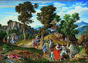 Serpentara Landscape with the Procession of the Magi