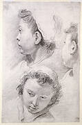 Three Studies of the Head of a Youth