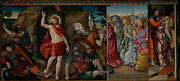 The Resurrection; A Group of Apostles: scenes from The Passion of Christ