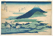 「冨嶽三十六景　相州梅沢左」|“Umezawa Manor in Sagami Province,” from the series Thirty-six Views of Mount Fuji (Fugaku sanjūrokkei, Sōshū Umezawa zai)