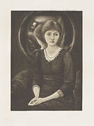 Portrait of Miss Margaret Burne-Jones (Mrs. Mackail). From the portfolio: The Work of E. Burne-Jo...