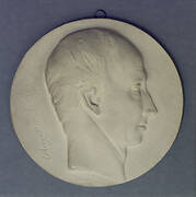 Cauchy : plaster medallion