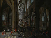 Interior of Antwerp Cathedral