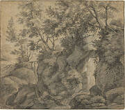 Landscape with a Wooded Ravine