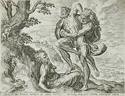 Hercules defeats Antaeus