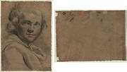 Head of a Young Man (recto) Sketch of a Head (verso)