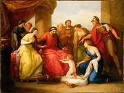 The Child Pyrrhos imploring King Glaucus for Asylum