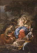 The Holy Family with Saint Elizabeth, Saint Giovannino, Saint Anne and Saint Joachim