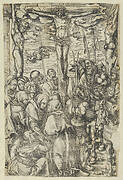 Two prints: The Crucifixion on recto and Christ Bearing the Cross on verso, from The Passion