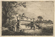 Two Anglers on a Bridge