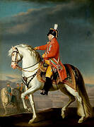 Portrait of D. João VI on horseback