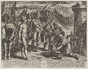 Plate 21: Envoys from Cologne Bring Presents to Civilis, from The War of the Romans Against the Batavians (Romanorvm et Batavorvm societas)