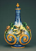 Pilgrim Flask with Marine Scenes (Fiasca da Pellegrino)