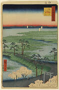 Moto-Hachiman Shrine, Sumamura, No. 29 in One Hundred Famous Views of Edo