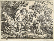 The Infant Christ and Saint John Playing with the Lamb