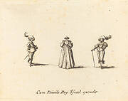 Lady Seen from Behind, and Two Gentlemen