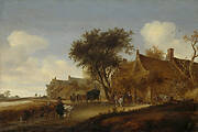 Landscape with Travellers before an Inn