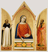 The Virgin Mary with Saints Thomas Aquinas and Paul