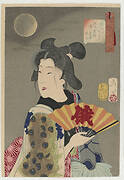 Looking suitable: the appearance of a geisha of the licensed quarters in the Koka era (1844-1848), from the series Thirty-two Aspects of Customs and Manners