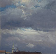 Stormclouds over the Castle Tower in Dresden