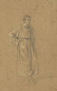 Academic study of a male figure