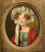 Portrait of a Lady with lace bonnet