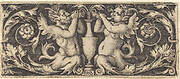 Ornament with Tritons Blowing Horns