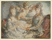 Louis XVI and Marie-Antoinette Crowned by Love