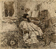 Cecilia de Madrazo Playing the Piano