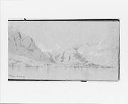 Lake Maggiore, May 11, 1869 (recto, from Sketchbook)