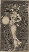 Allegorical Figure Holding a Sphere