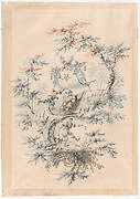 Chinoiserie Fantasy with Skaters and an Exotic Figure in an Iceboat