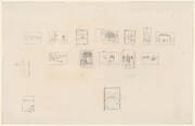 Sketch for the Selection and Arrangement of Whistler’s First Venice Set