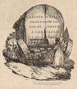 Various Subjects Drawn from Life and on Stone:  A Wagon with Harnessed Horses