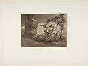 Plate 38 from 'The Disasters of War' (Los Desastres de La Guerra): 'Barbarians!' (Bárbaros!)