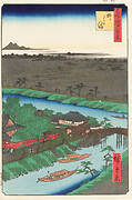 One Hundred Famous Views of Edo “Yanagishima Island ”