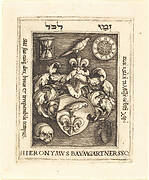 Bookplate of Hieronymus Baumgartner