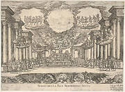 Sixth interlude: temple of peace (Intermedio sesto: tempio della pace), from the series 'Seven Interludes' for the wedding celebration of Cosimo de' Medici in Florence, 1608